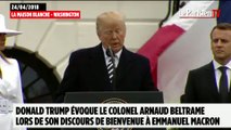 Donald Trump rend hommage au colonel Beltrame