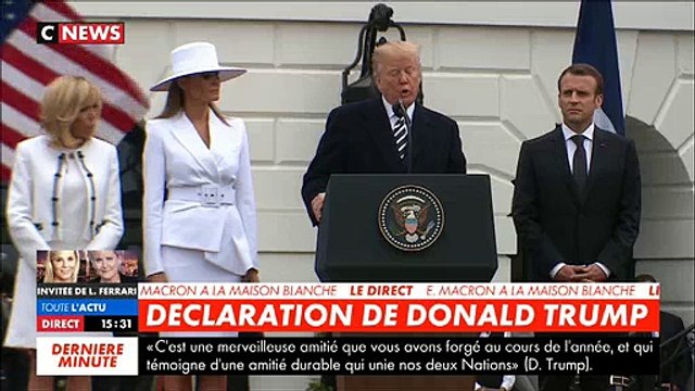 Donald Trump rend hommage au colonel Beltrame à la Maison Blanche: Il a regardé le mal en face et a donné sa vie pour son pays - VIDEO