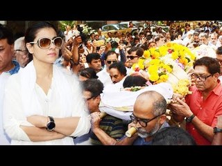 Kajol पहुंची Reema Lagoo जी की अंतिम यात्रा पर | FULL VIDEO