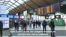 Grève SNCF: les usagers prennent leur mal en patience