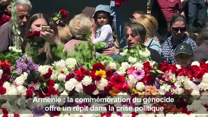 Arménie: commémoration du génocide,répit dans la crise politique