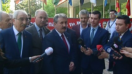 BBP Genel Başkanı Destici, AK Parti Genel Başkan Yardımcıları Ünal ve Şentop ile seçim ittifakını görüşecek