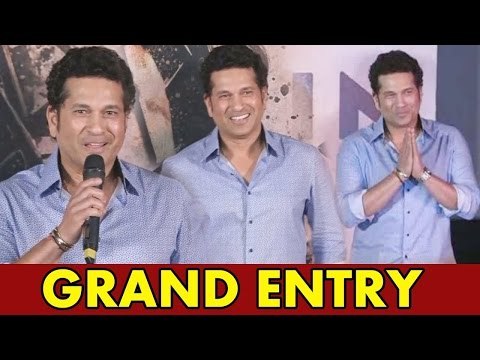 Master Blaster Sachin Tendulkar GRAND Entry | Sachin A Billion Dreams Trailer Launch | Sachin Sachin