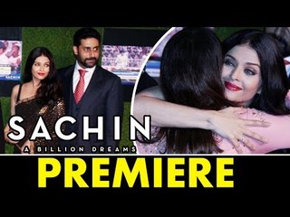Aishwarya Rai और  Abhishek पहुचे Sachin A Billion Dreams के GRAND प्रीमियर पर