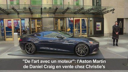 "De l'art avec un moteur": Daniel Craig vend son Aston Martin