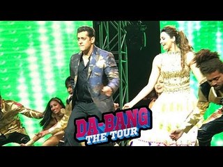 Salman khan और Daisy Shah ने  Da-Bangg Tour में किया धमाकेदार Dance