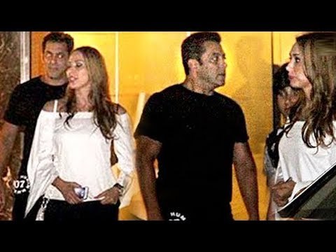 Salman Khan और उनकी GF Iulia Vantur साथ में की Party | Arpita के घर पर
