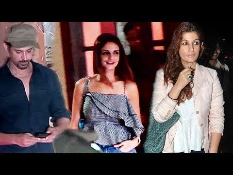 Hrithik Roshan कर रहे है पार्टी Ex-Wife Sussanne & Twinkle Khanna के साथ