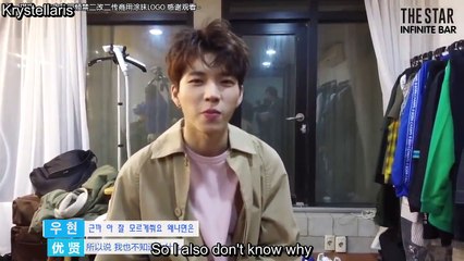 [Eng sub] 180228 THE STAR February  INFINITE BTS&interview 1