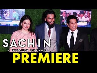 Ranveer Singh पहोचे  Sachin A Billion Dreams के GRAND PREMIERE पर
