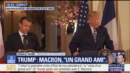 Trump à Macron: "Nous serons toujours là pour vous"