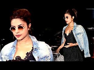 Priyanka Chopra दिखाई दी Mumbai Airport पर