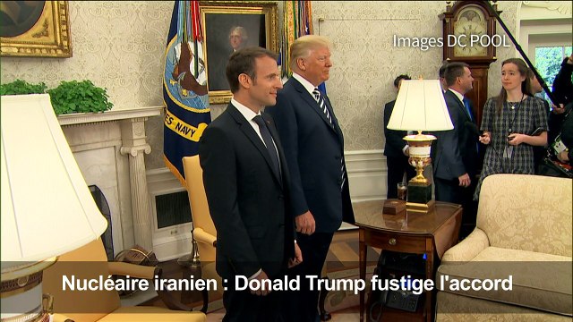 Nucléaire iranien: un accord horrible selon Trump