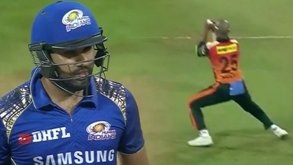 IPL MI Vs SRH:  Rohit Sharma out for 2, Mumbai Indians in trouble | वनइंडिया हिंदी