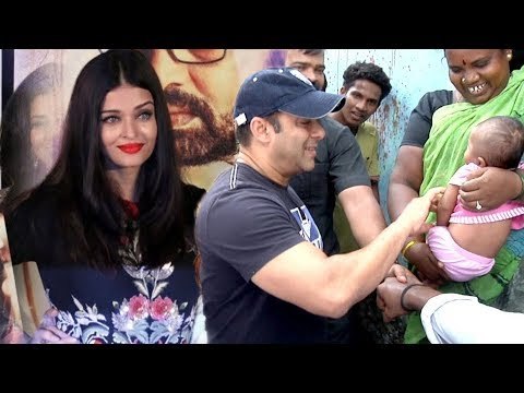 Salman को मिली गरीबो से दुआए | Aishwarya Rai के आंख में आये आशु Hrudayantar Music Launch पर
