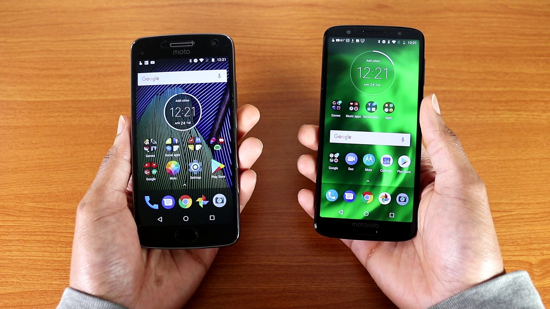 ⁣Motorola Moto G6 Vs Moto G5+ Speed Test