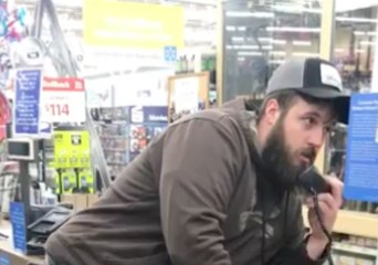 Man Takes Matters in to His Own Hands, Asks for Assistance on Walmart PA System