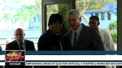 Evo Morales in Cuba