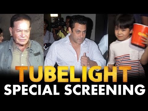 Salman की Tubelight का Special Screening | Matin Rey Tangu , Salim Khan