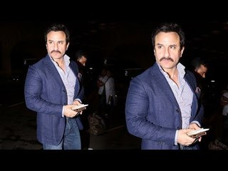 Saif Ali Khan देखे गए Airport पर | गए NEW YORK IIFA 2017 के लिए