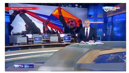 Украина вместо Армении: 10 дней российское ТВ молчало о протестах в Ереване
