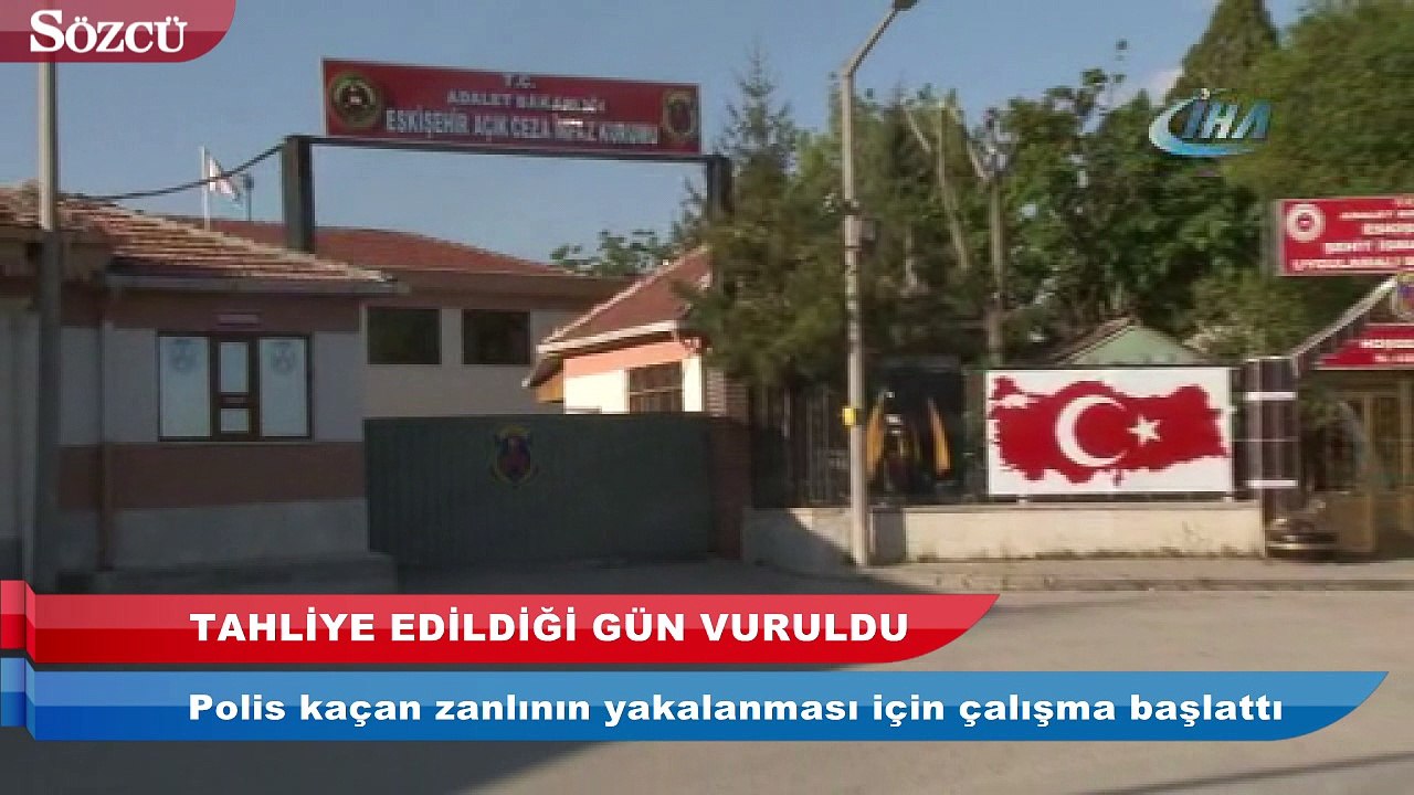 Tahliye edildiği cezaevi önünde vuruldu