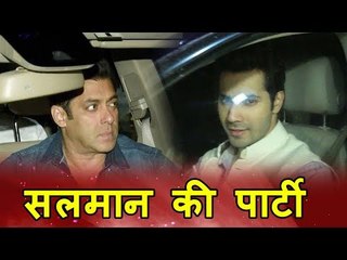 Salman Khan की Eid Party पर पोहचे Varun Dhawan