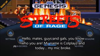 Streets of Rage Gameplay! #1 (My Mic Broke! ;-;)