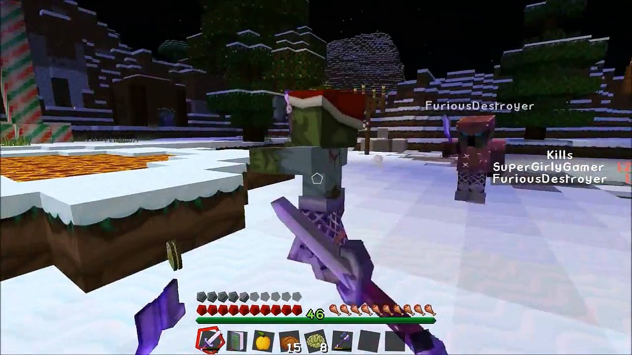 157.Minecraft- HEROBRINE STOLE CHRISTMAS (Custom Map) Part 1 - video ...