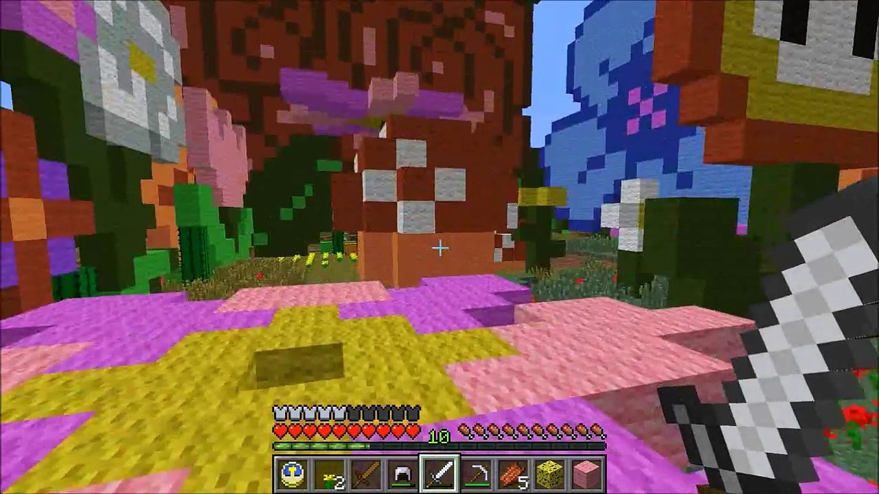 166.Minecraft- Alice in Wonderland (Custom Map) - Part 2