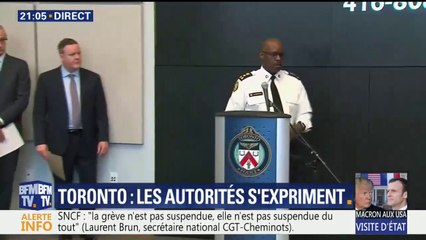 Voiture bélier: "Beaucoup de preuves doivent être collectées", explique le chef de la police de Toronto