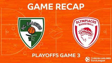 Highlights: Zalgiris Kaunas - Olympiacos Piraeus