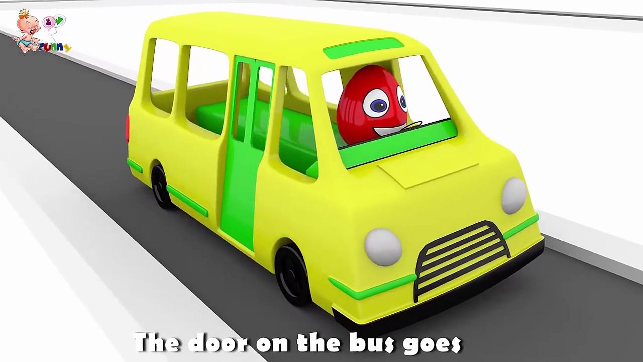 Learning Song and Colors for Children with The Wheels On The Bus Song