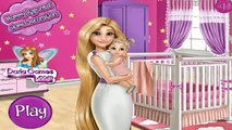 Mamãe Repunzel precisa decorar o quarto de seu lindo bebê - Jogos para Crianças