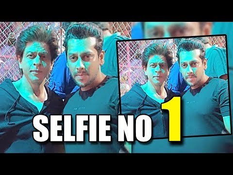 Shahrukh Khan ने Salman के Duplicate के साथ खिचाई तस्वीर Dwarf Movie Sets के सेट पर