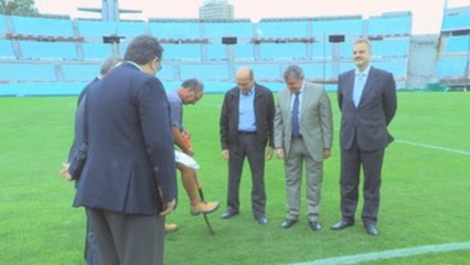 Uruguay viajará al mundial de Rusia acompañado por césped del mítico Centenario
