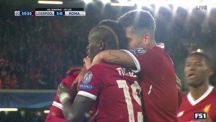 Liverpool 3-0 Roma - Mané 56' [UEFA Champions League Semifinal] #LIVROM