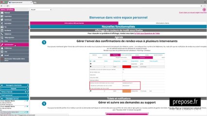 Préposé - logiciel - création client - 2018