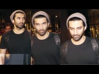 Aditya Roy Kapur दिखाई दिए Mumbai Airport पर
