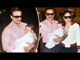 Kareena Kapoor और Saif Ali Khan के साथ Taimur देखए गए Airport पर | Swizerland
