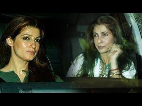 Twinkle Khanna और Dimple Kapadia दिखाई दिए Juhu में