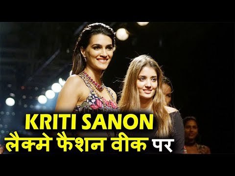 Kriti Sanon दिखाई दी Lakme Fashion Week Winter Festive 2017 पर