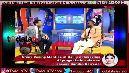 Crazy Design  maldice  a Robertico y al Boli  en entrevista-Telemicro-Video