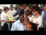 Shahrukh अपने Abram के साथ किया Ganesh विसर्जन 2017