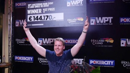 WPT Amsterdam winner, Rens Feenstra!