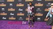Letitia Wright “Avengers- Infinity War” World Premiere Purple Carpet