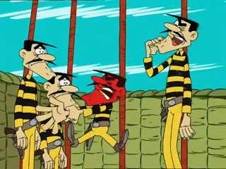 Lucky Luke Ep 34 - The Daltons rise in air