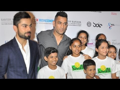Virat Kohli Foundation Charity Red Carpet | MS Dhoni, Ajinkya Rahane, Hardik Pandya