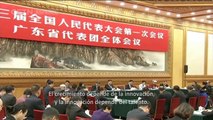 Xi asiste a las deliberaciones de varias delegaciones de la APN