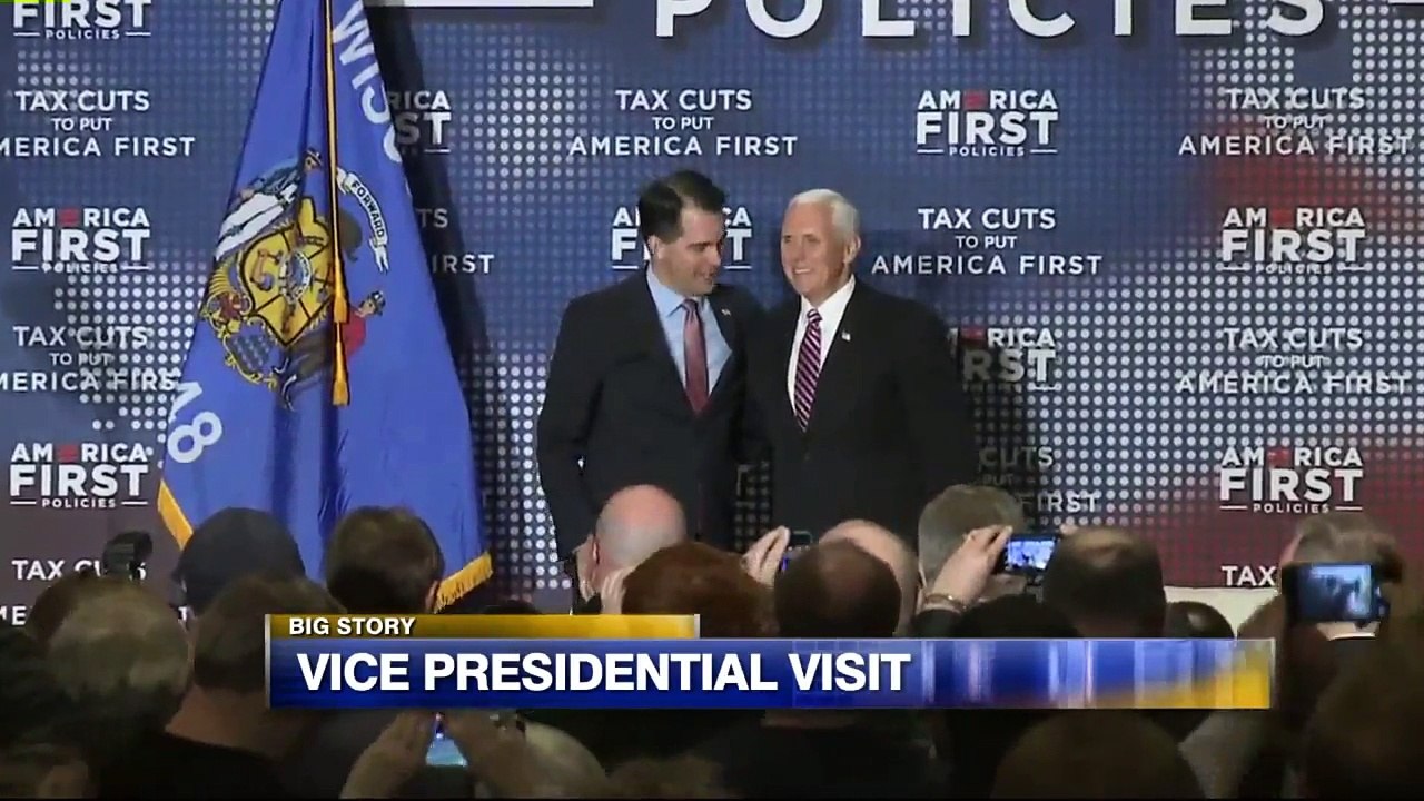 Vice President Mike Pence Touts Republican Tax Plan for Booming Economy in Milwaukee Visit